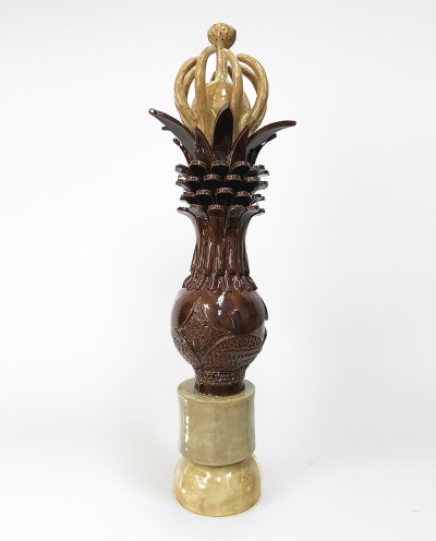 Jérôme Meynen - HANAMI 2 ; Glazed Ceramic - 28 x 85 cm - 2025
