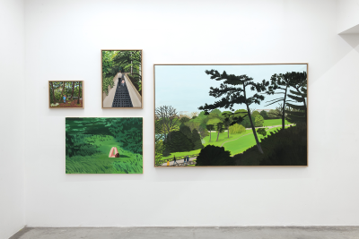 Nicolas Jullien - Jean Jullien - Yann Le Bec - Gwendal Le Bec - LES GENS - Exhibition view - 2020