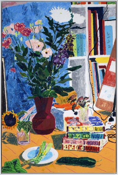 Gwendal Le Bec - AKIRA ; Oil pastel on cardboard - Framed 122 x 82 cm - 2026