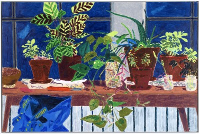 Gwendal Le Bec - LE SAC ; Oil pastel on cardboard - Framed 82 x 122 cm - 2026
