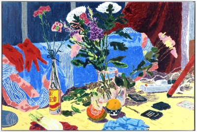 Gwendal Le Bec - LES PASTELS ; Oil pastel on cardboard - Framed 122 x 164 cm - 2026