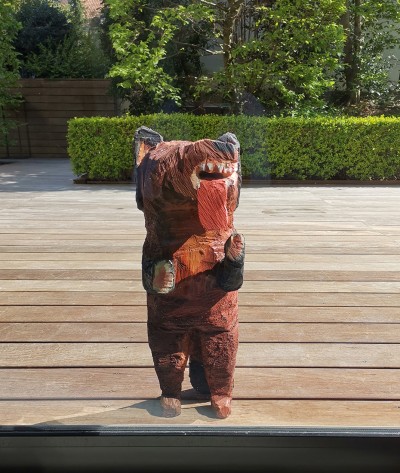 Nicolas Jullien - LECHOUILLE ; Limewood and acrylic - +- 20 x 60 x 20 Cm - 2025
