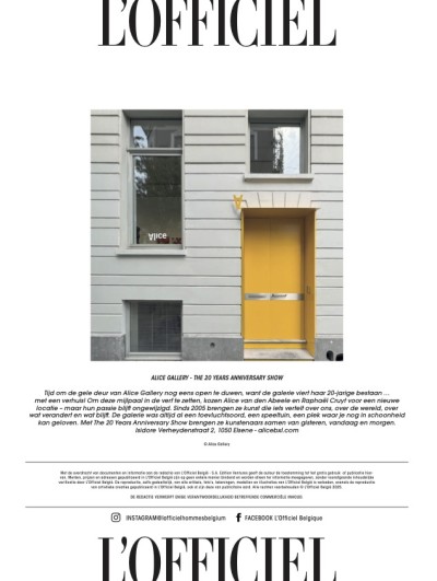 L'Officiel - Belgique - 20 YEARS ANNIVERSARY SHOW - Mai 2025
