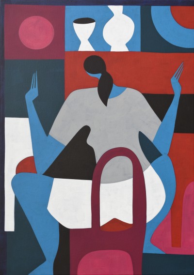 Parra - HOME BOUND ; Acrylic on canvas - 70 x 100 cm - 2024