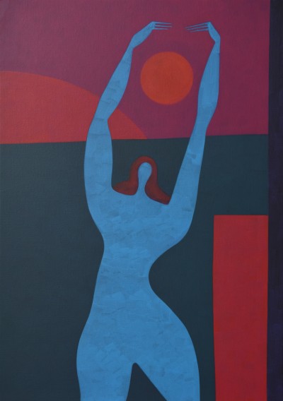 Parra - NOT YOUR SUN ; Acrylic on canvas - 120 x 85 cm - 2024