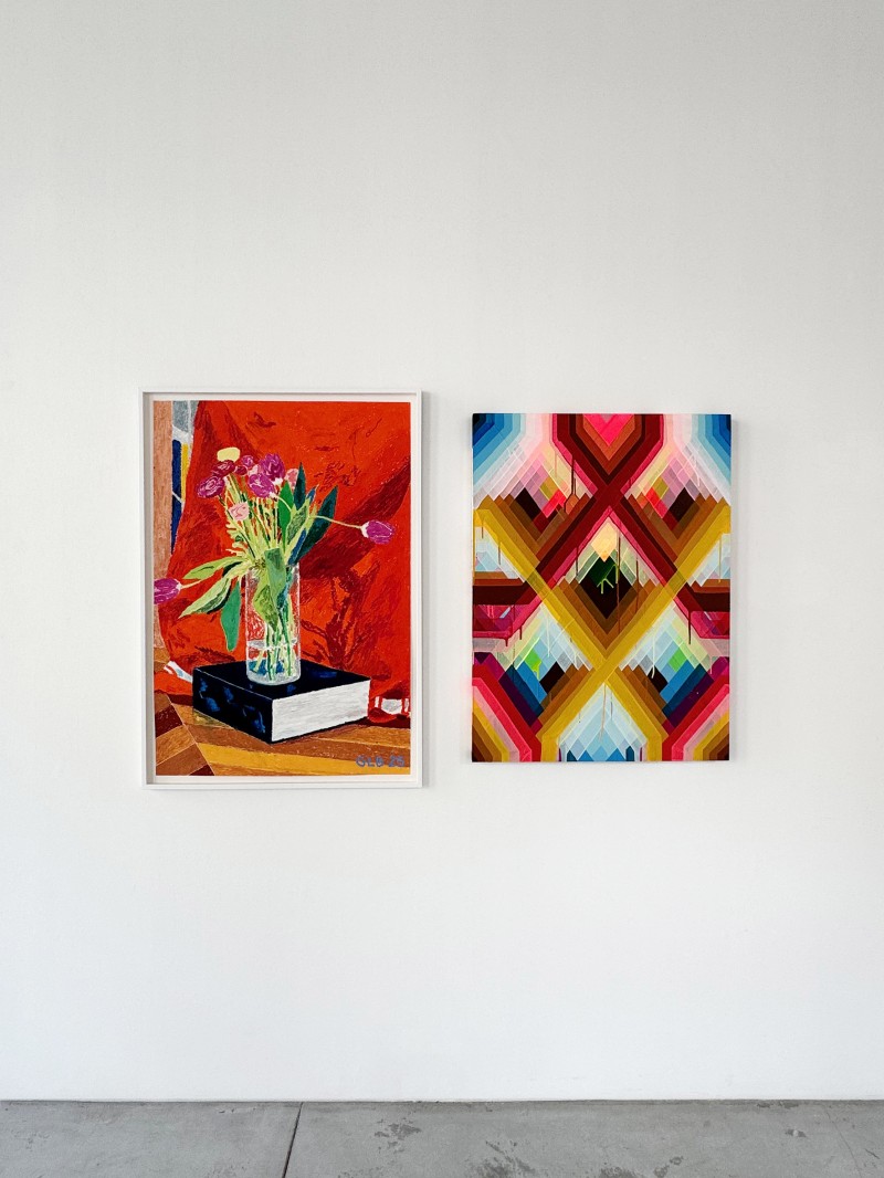 Gwendal Le Bec & Maya Hayuk - 20 years anniversary show's view