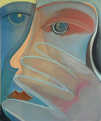Aurélie Gravas - GRACE - Oil & Pigment on canvas - 140 x 115 cm - 2024