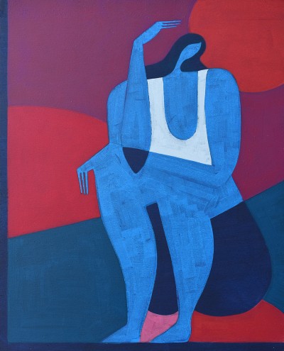 Parra - PARK HILL SLOPE ; Acrylic on wood - 40 x 50 Cm - 2025
