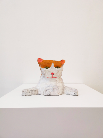 Nicolas Jullien - MICHAT ; Acrylic on Limewood - H20 x D29 x W15 cm - 2024
