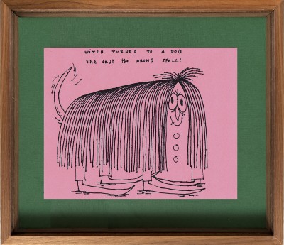 Antoine Detaille - THE WITCH ; Ink on paper - 27.5 x 23,5 cm - 2025