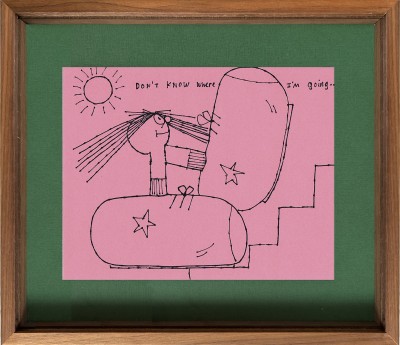 Antoine Detaille - HE'S SO CURIOUS ; Ink on paper - 27.5 x 23,5 cm - 2025