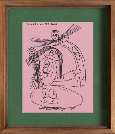 Antoine Detaille - CHIL WILL ; Ink on paper - 23,5 x 27.5 cm - 2025