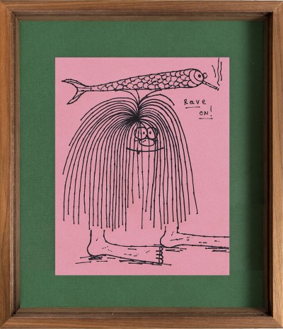 Antoine Detaille - CAVE RAVE ; Ink on paper - 23,5 x 27.5 cm - 2025