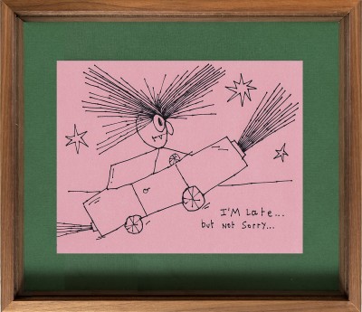 Antoine Detaille - EASY RIDER ; Ink on paper - 27.5 x 23,5 cm - 2025