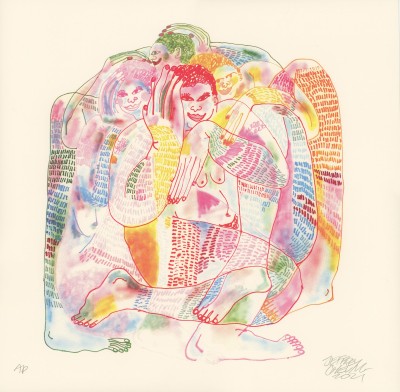 Jeffrey Cheung - EYELASHES ; 4 color process prints - 41 x 41 cm - 2021
