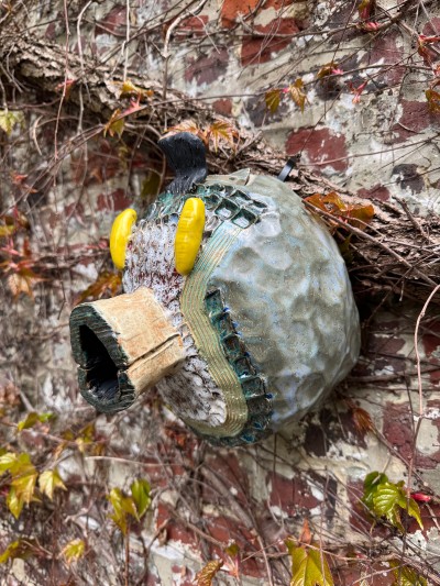 Eric Colonel & Thomas Spit - WATOO WATOO ; Glazed Stoneware - H20 x W20 x D25 cm - 2026