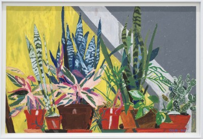 Gwendal Lebec - UNTITLED (Chambre garçon) ; Oil pastel - 111 x 76 Cm - 2020