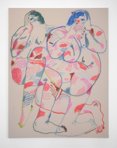 Jeffrey Cheung - DANCING ; Airbrush on Canvas - 149 x 192 cm - 2021