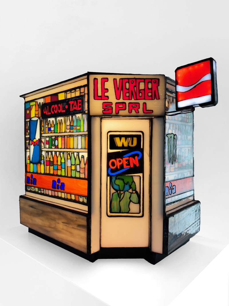 Philémon Siesling - LE VERGER SPRL - Glass, copper, tin and lead - 30 x 125 x 25 cm - 2023