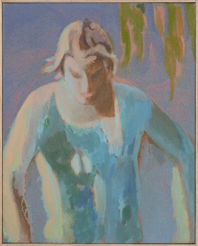 Brian Lotti - FROGTOWN ; Oil on linen - Framed : 67 x 55 cm - 2026