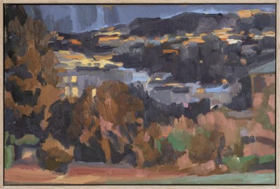 Brian Lotti - GRIFFIN BARKERA (MOONLESS) ; Oil on linen - Framed : 37,5 x 55 cm - 2026