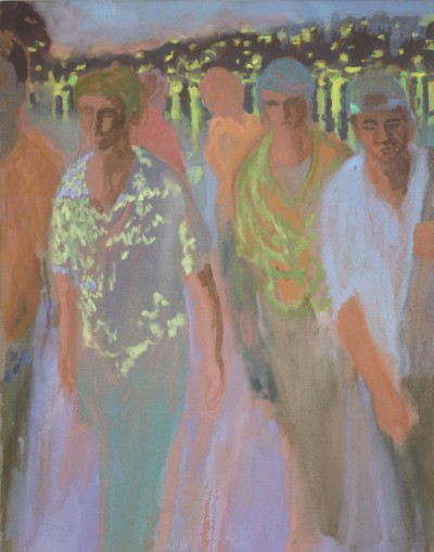 Brian Lotti - PROMENADE 1 ; Oil on linen - 127 x 99 cm - 2026