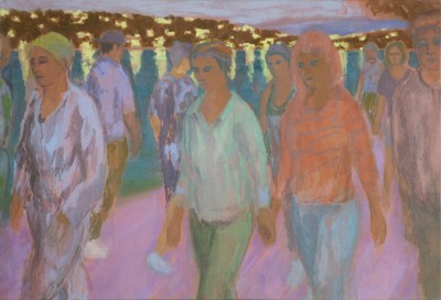 Brian Lotti - PROMENADE 2 ; Oil on linen - 112 x 167 cm - 2026