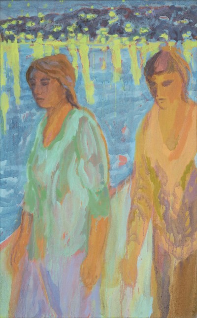 Brian Lotti - PROMENADE 3 ; Oil on linen - 120 x 75 cm - 2026