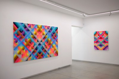Maya Hayuk - SPINS CYCLE - Exhibition view - 2022