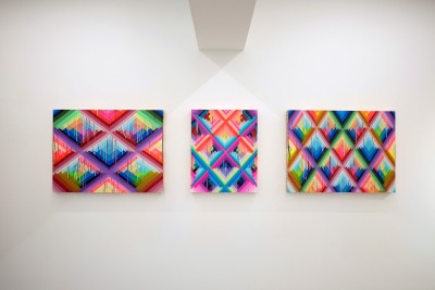 Maya Hayuk - SPINS CYCLE - Exhibition view - 2022