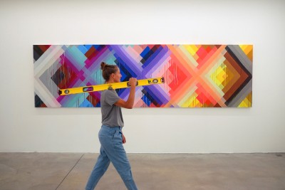 Maya Hayuk - SPINS CYCLE - Exhibition view - 2022