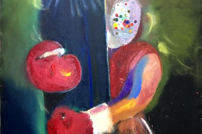 Rhys Lee - DING DING ; Oil on canvas - 165 x 135 cm - 2023