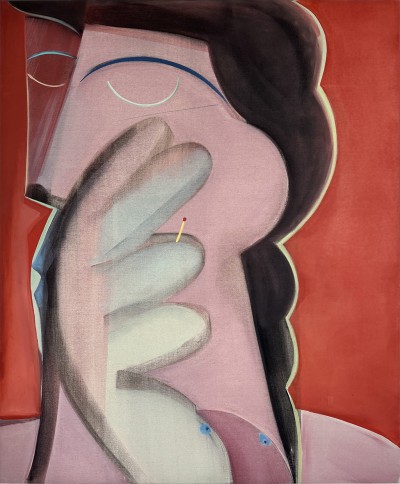Aurelie Gravas - L'ALLUMETTE - Oil & Pigments on canvas - 140 x 170 Cm - 2025