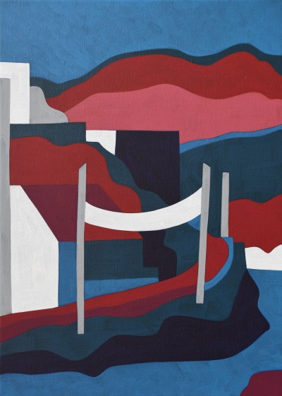 Parra - TOURISTS GO HOME I ; Acrylic on Canvas - 70 x 50 Cm - 2024