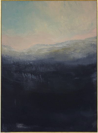 Steve Dehoux AIMÉE #13-2  Oil on paper - 2023 36 x 26 cm  Artist frame
