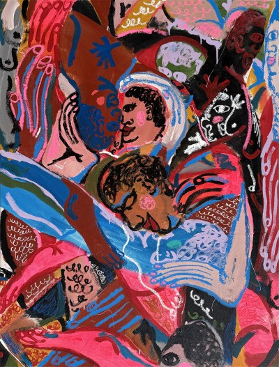 Jeffrey Cheung - BREATH ; Mixed media on canvas - 91.5 x 122 Cm - 2025